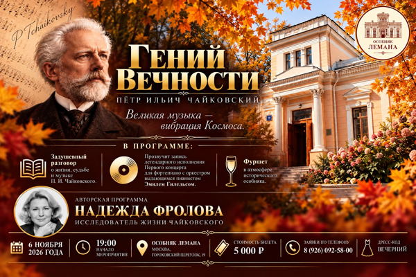 Петр Ильич Чайковский. Гений вечности