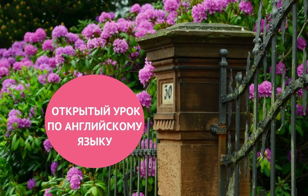 Открытый урок по английскому языку