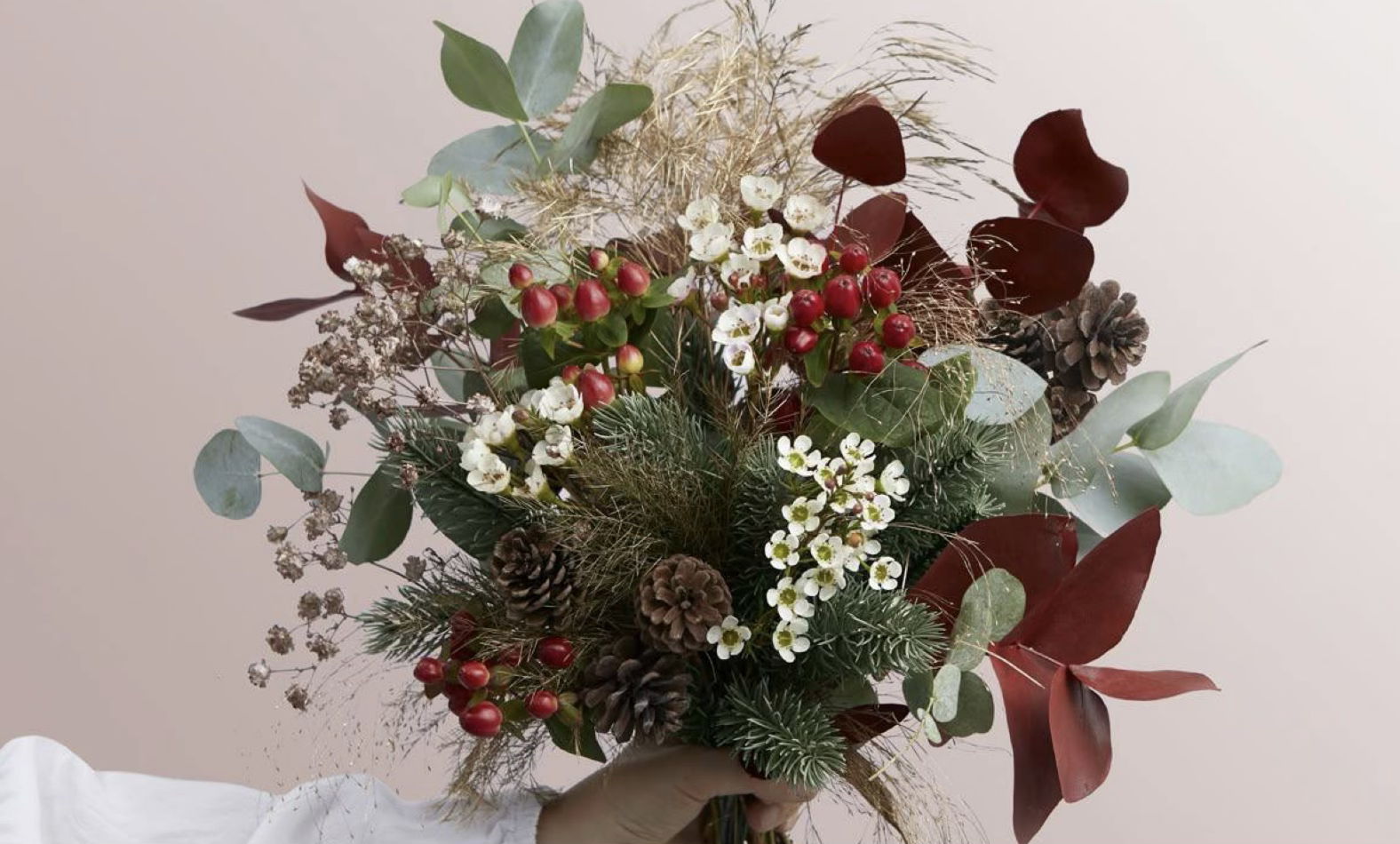 Мастер класс "Зимний букет”