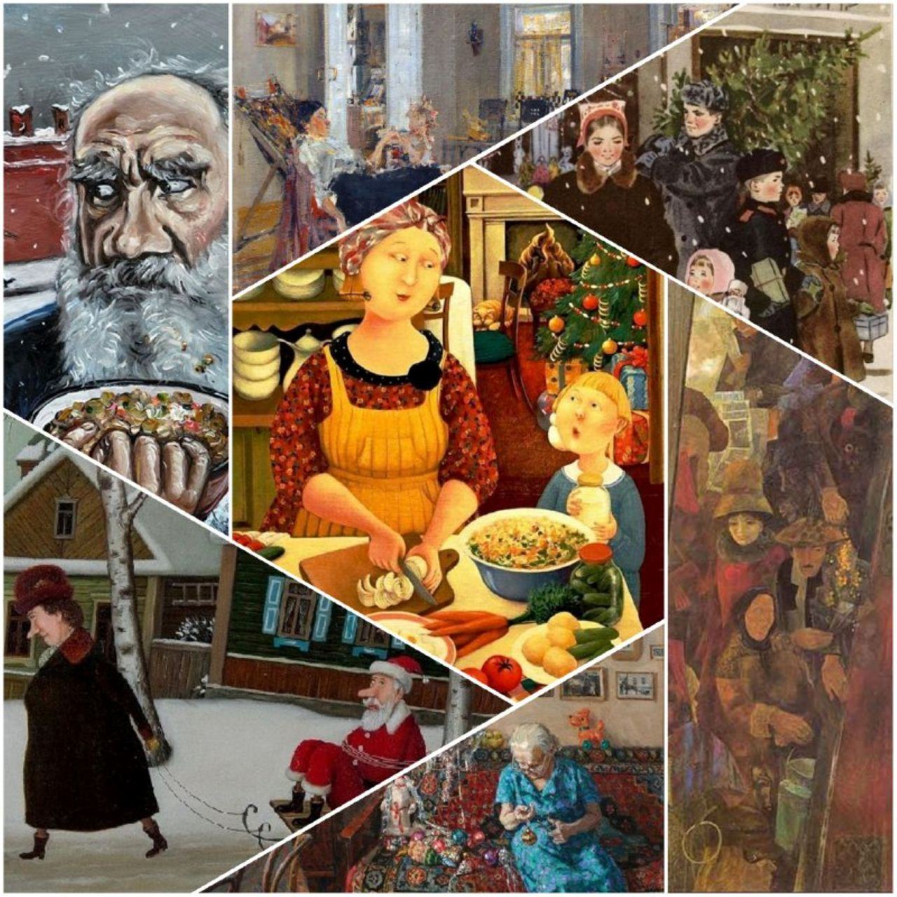 Новый год в искустве (18+)