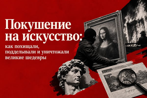 ЛЕКЦИЯ Покушение на искусство: как похищали, подделывали и уничтожали великие шедевры