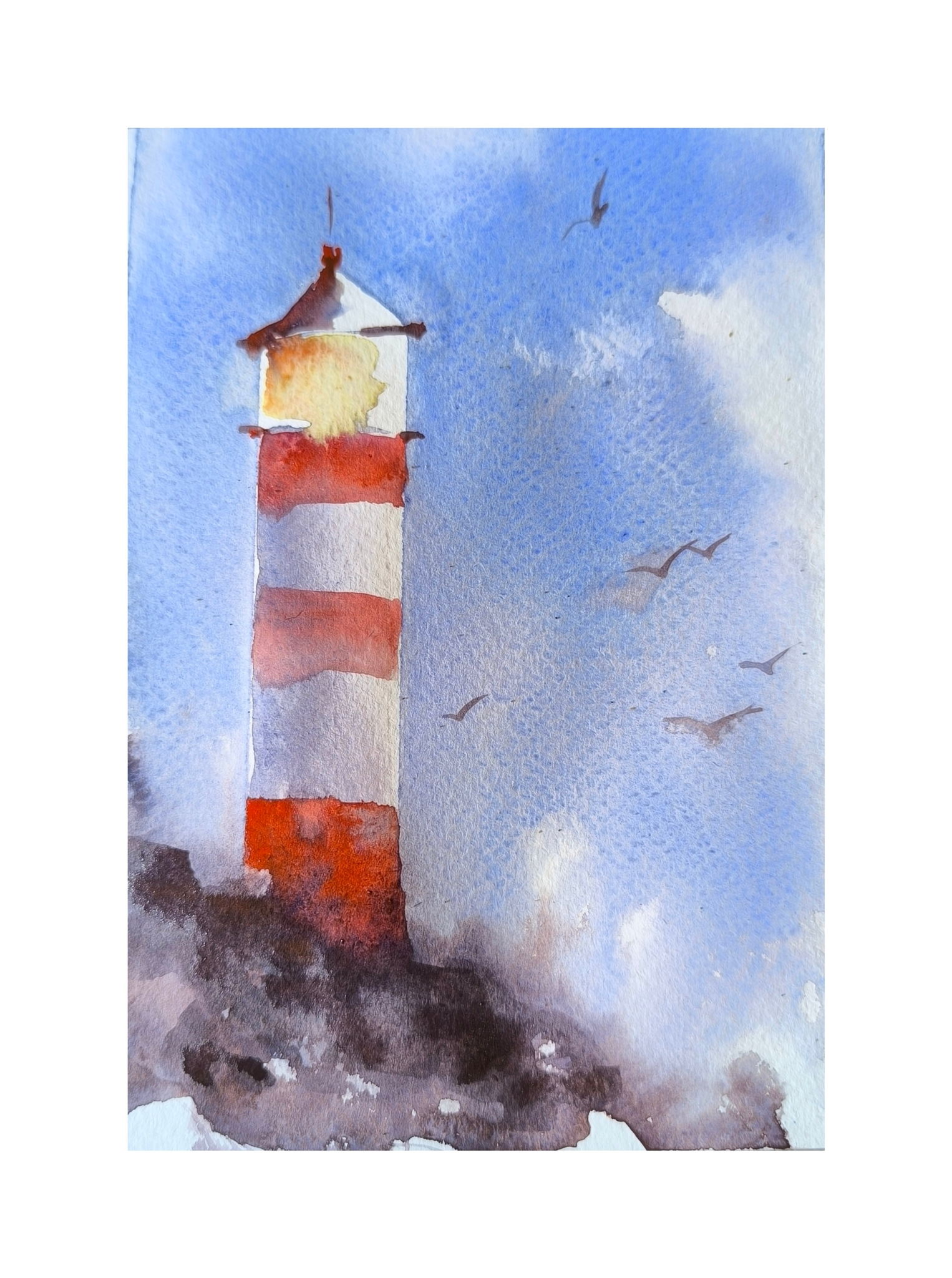 Мастер-класс «В сторону маяка: акварельное путешествие»