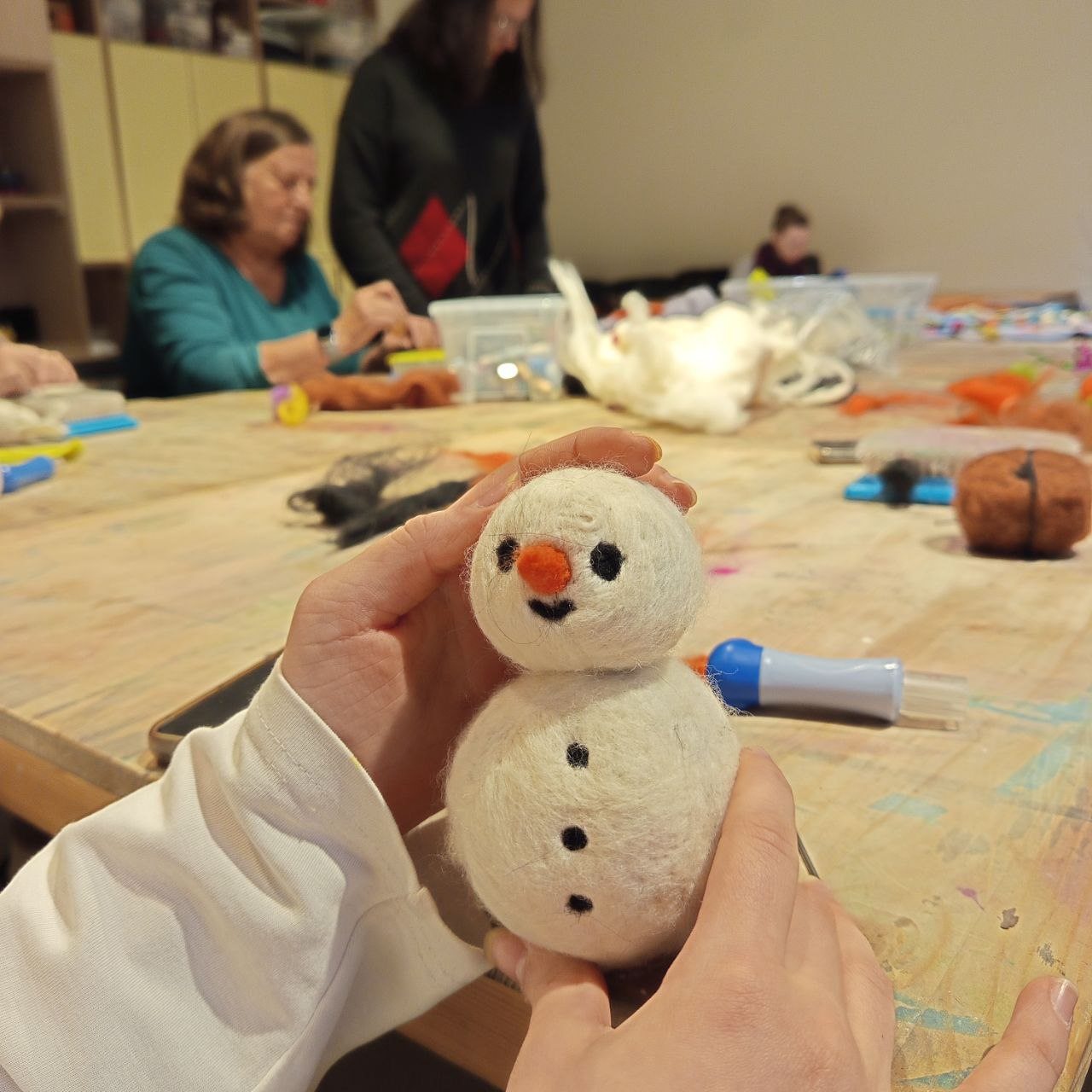 Мастер-класс по валянию из шерсти для детей от 6 до 14 лет и их родителей