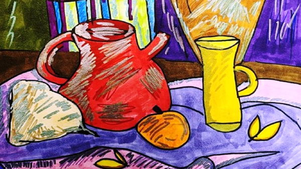 ДЕКОРАТИВНЫЙ ОСЕННИЙ НАТЮРМОРТ. Мастер-класс для детей 8 — 14 лет