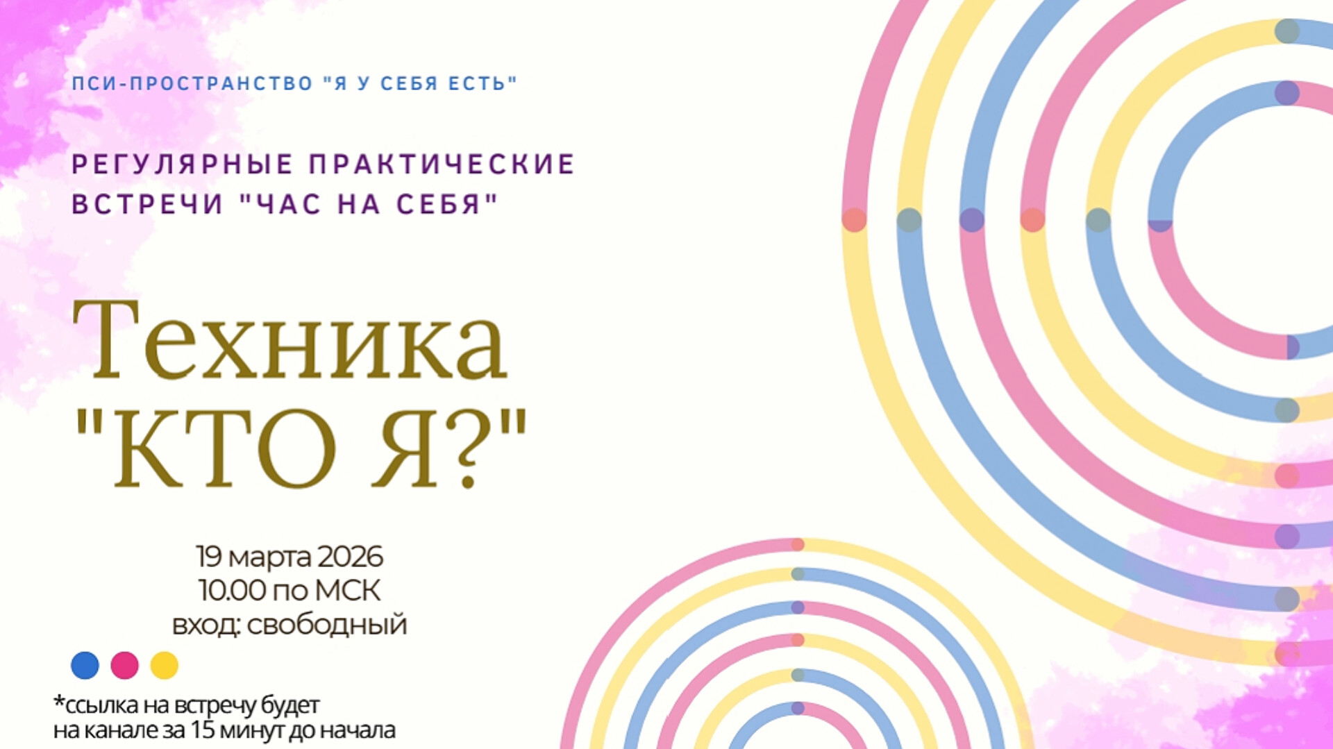 Техника-самопознание "Кто я?"