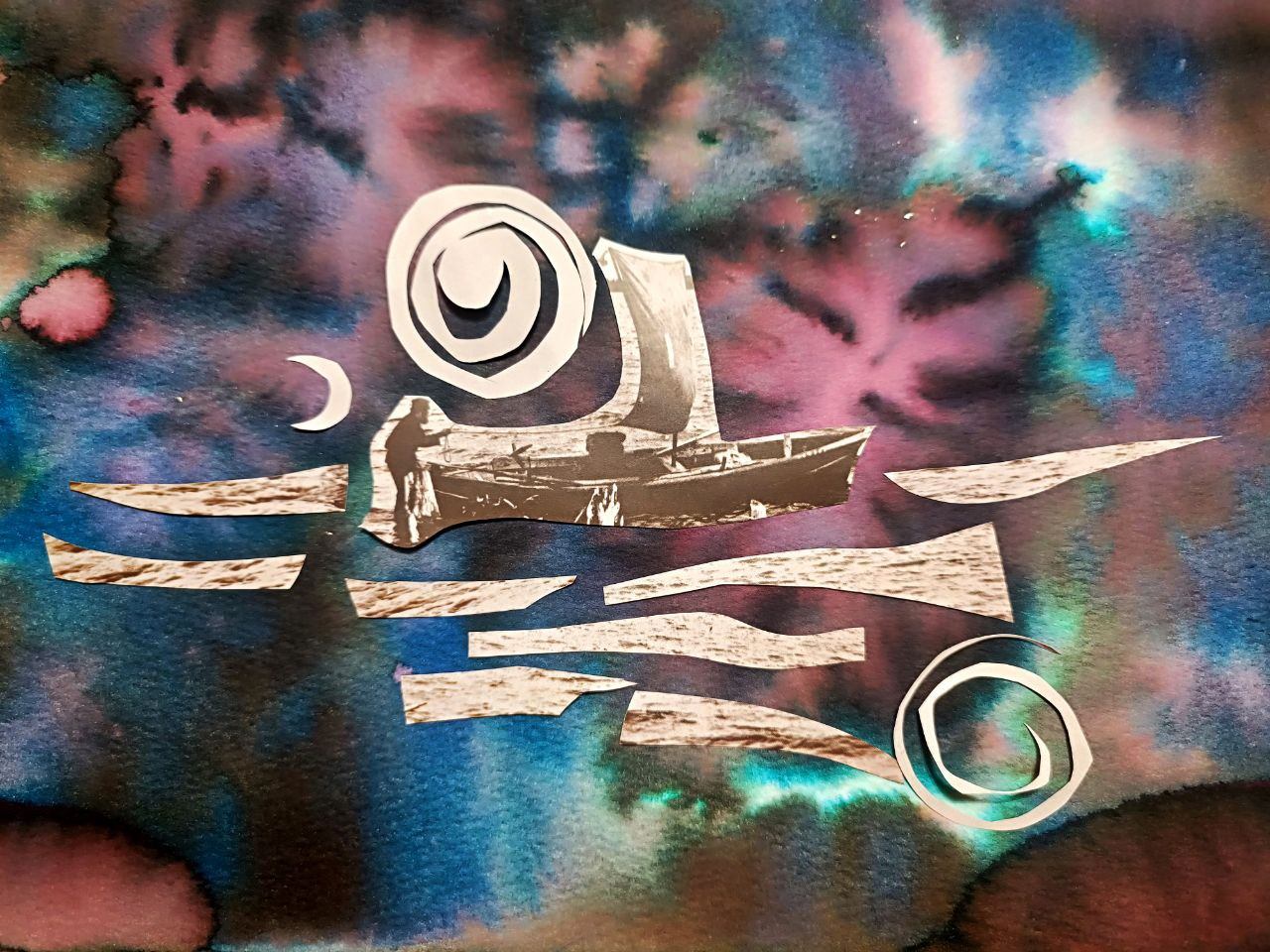 Коллажный мастер-класс «Создавая Вселенную»