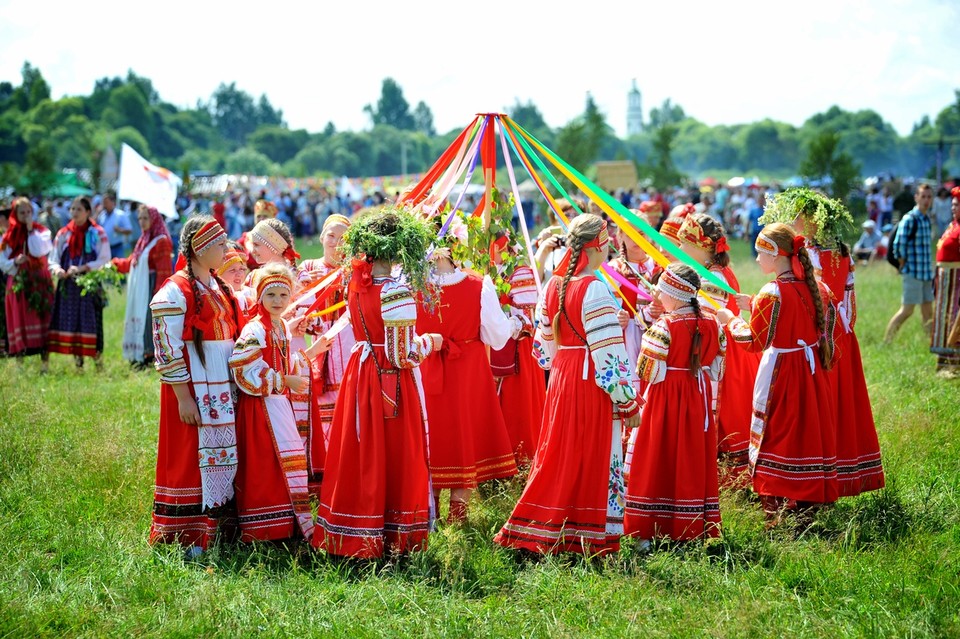 Троицкий хоровод рисунок