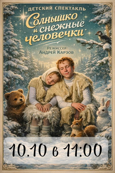 Спектакль «Солнышко и снежные человечки»