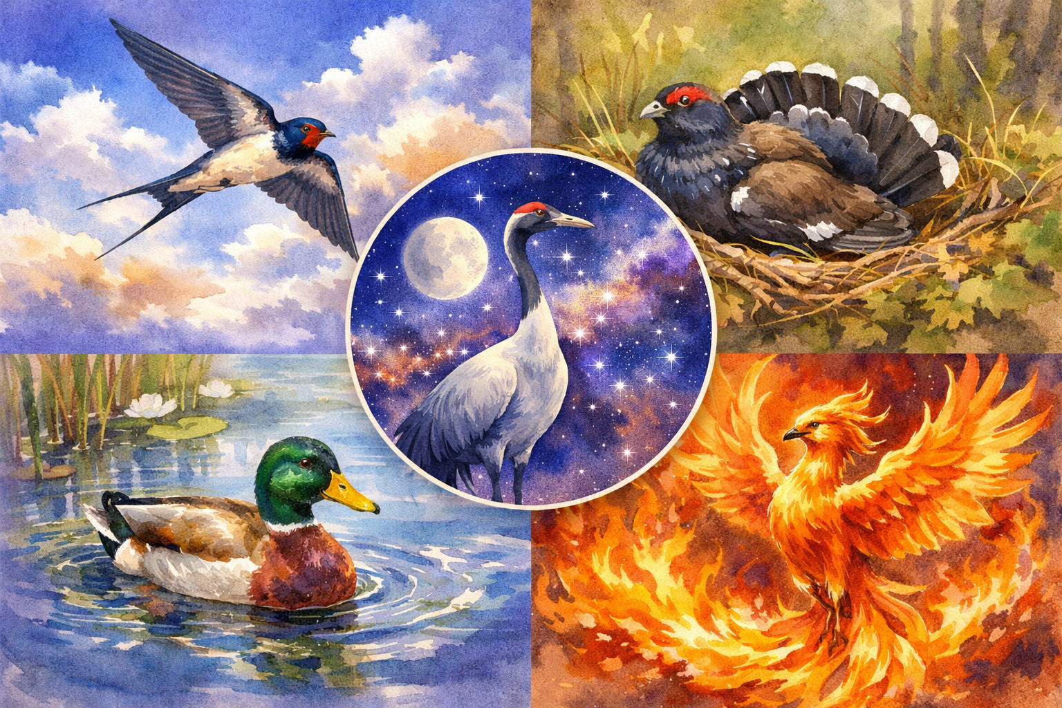 День птиц. Цикл мини-лекций «Птицы, покорившие пять стихий»