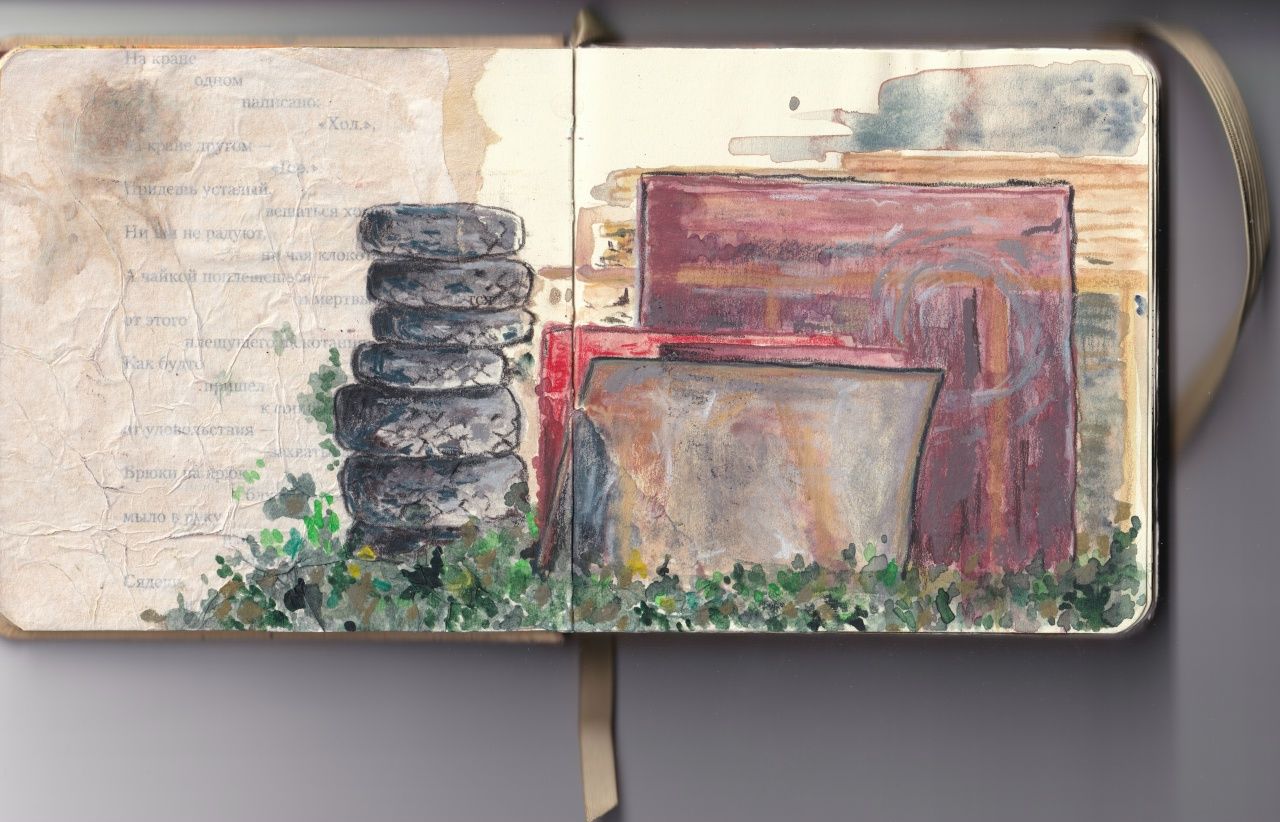 Панк-тусовка. Рисуем мусор с Анастасией Муркин