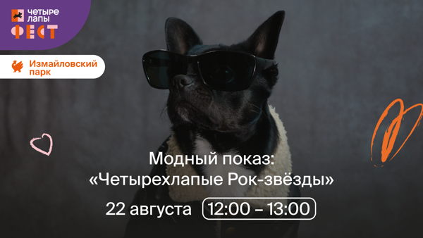 Модный показ "Четырехлапые Рок-звёзды"