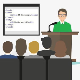 ITMeeting — тг-канал с анонсами бесплатных мероприятий по разработке