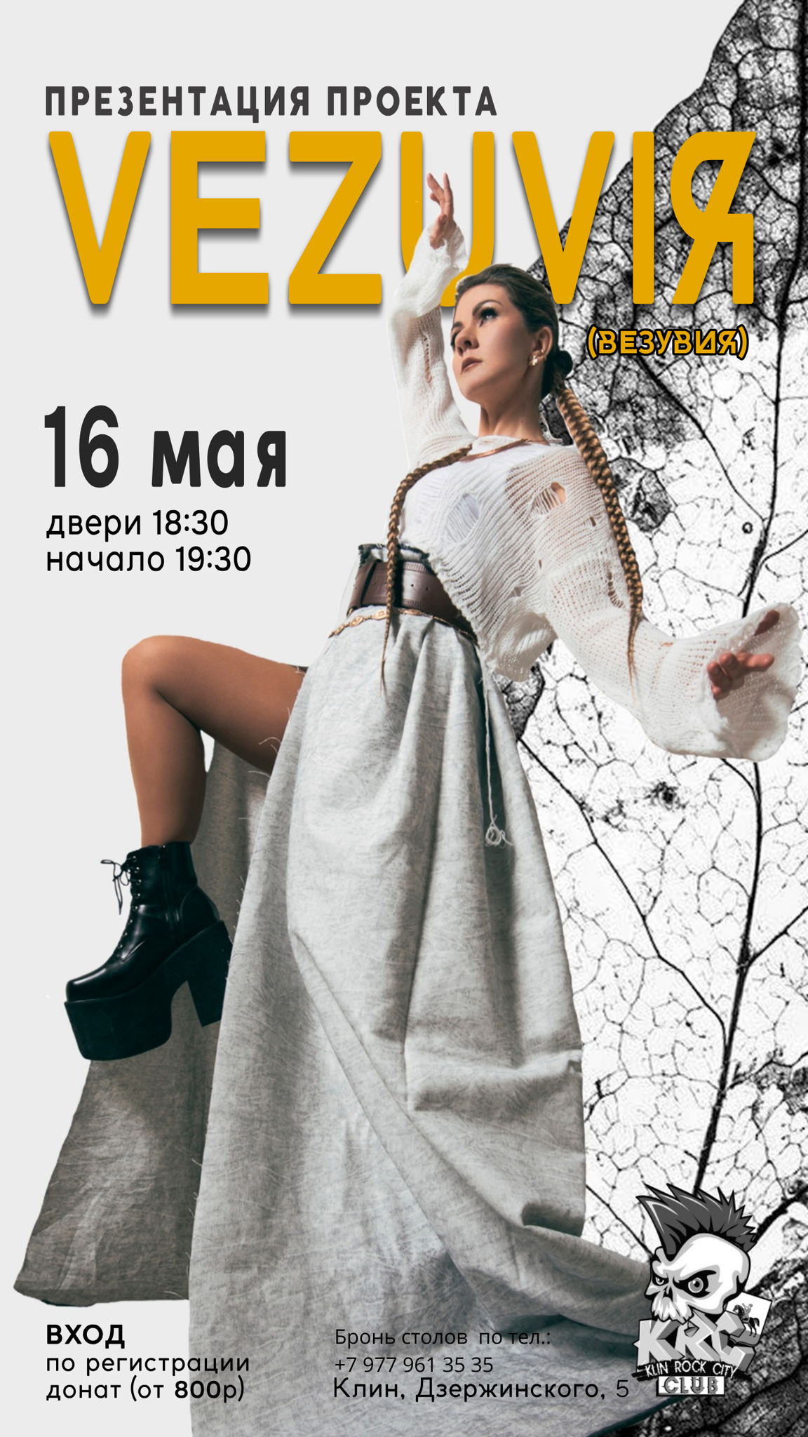 Сольный концерт VEZUVIЯ 2026