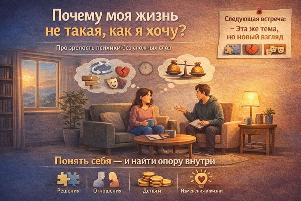 Почему моя жизнь не такая, как я хочу: про зрелость психики без сложных слов. Часть 2