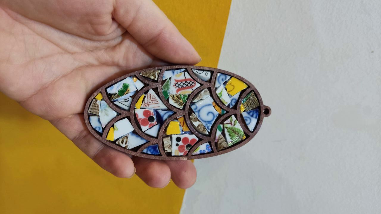 Мозаичный мастер-класс по созданию рождественских ангелов и лошадок