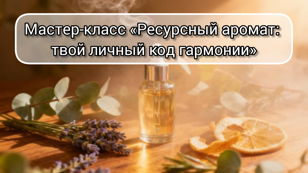 Мастер-класс «Ресурсный аромат: твой личный код гармонии»