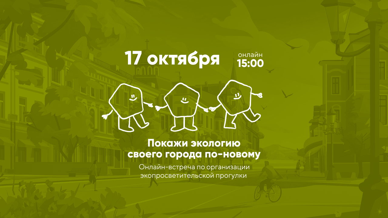 Онлайн-встреча по организации экопросветительской прогулки