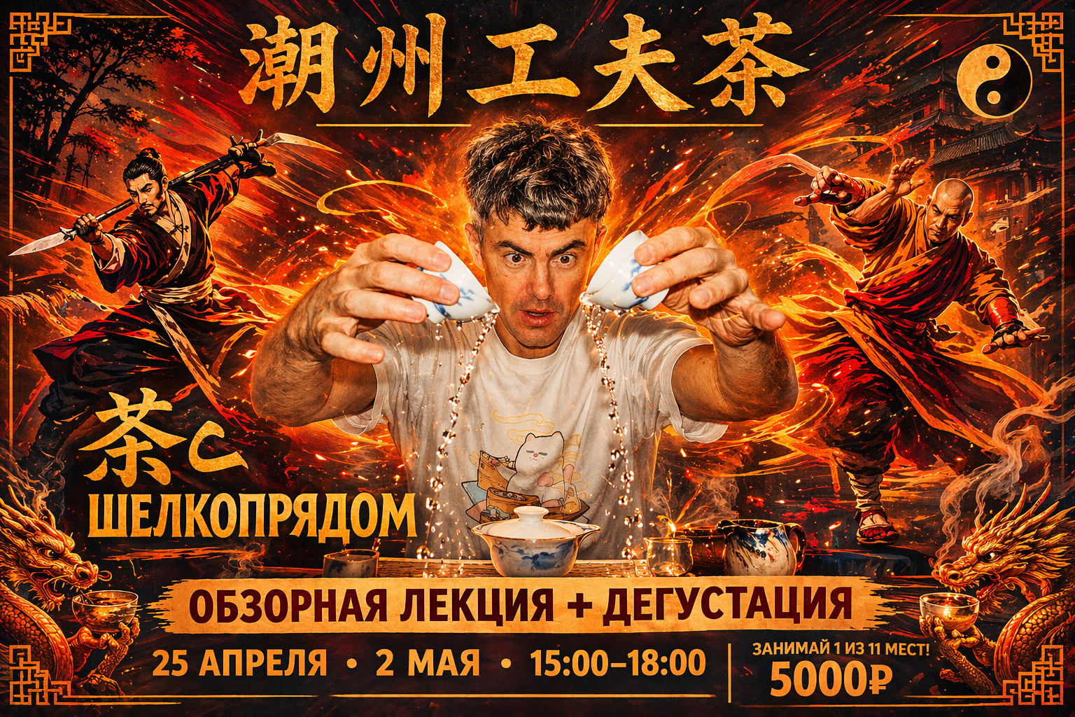 Вторая чайная встреча с шелкопрядом. обзорная лекция + дегустация.