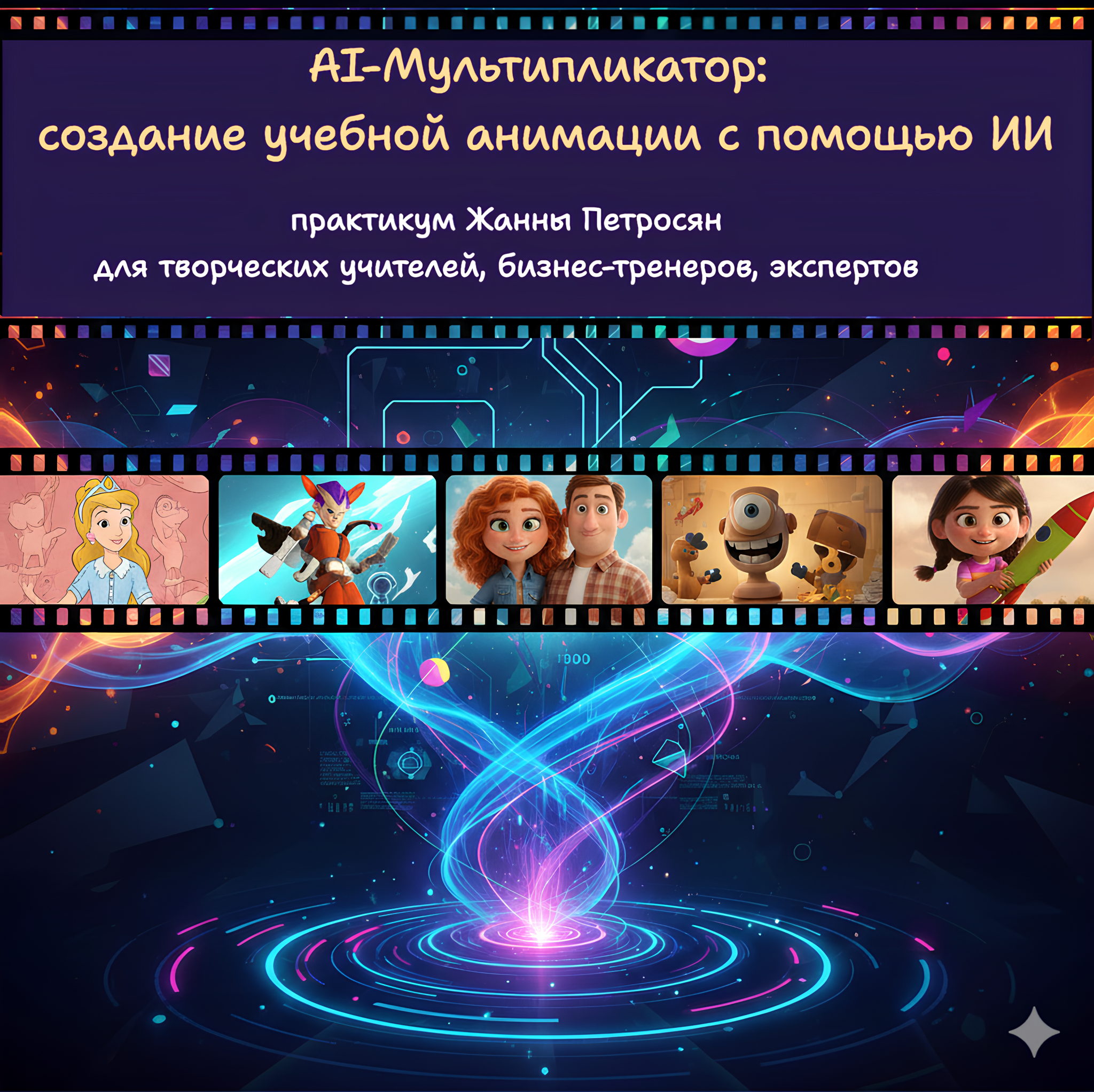 Курс «Нейро-Мультипликатор»: создание учебной анимации с помощью ИИ»