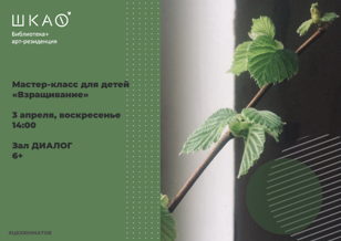 Мастер-класс «ВЗРАЩИВАНИЕ» 