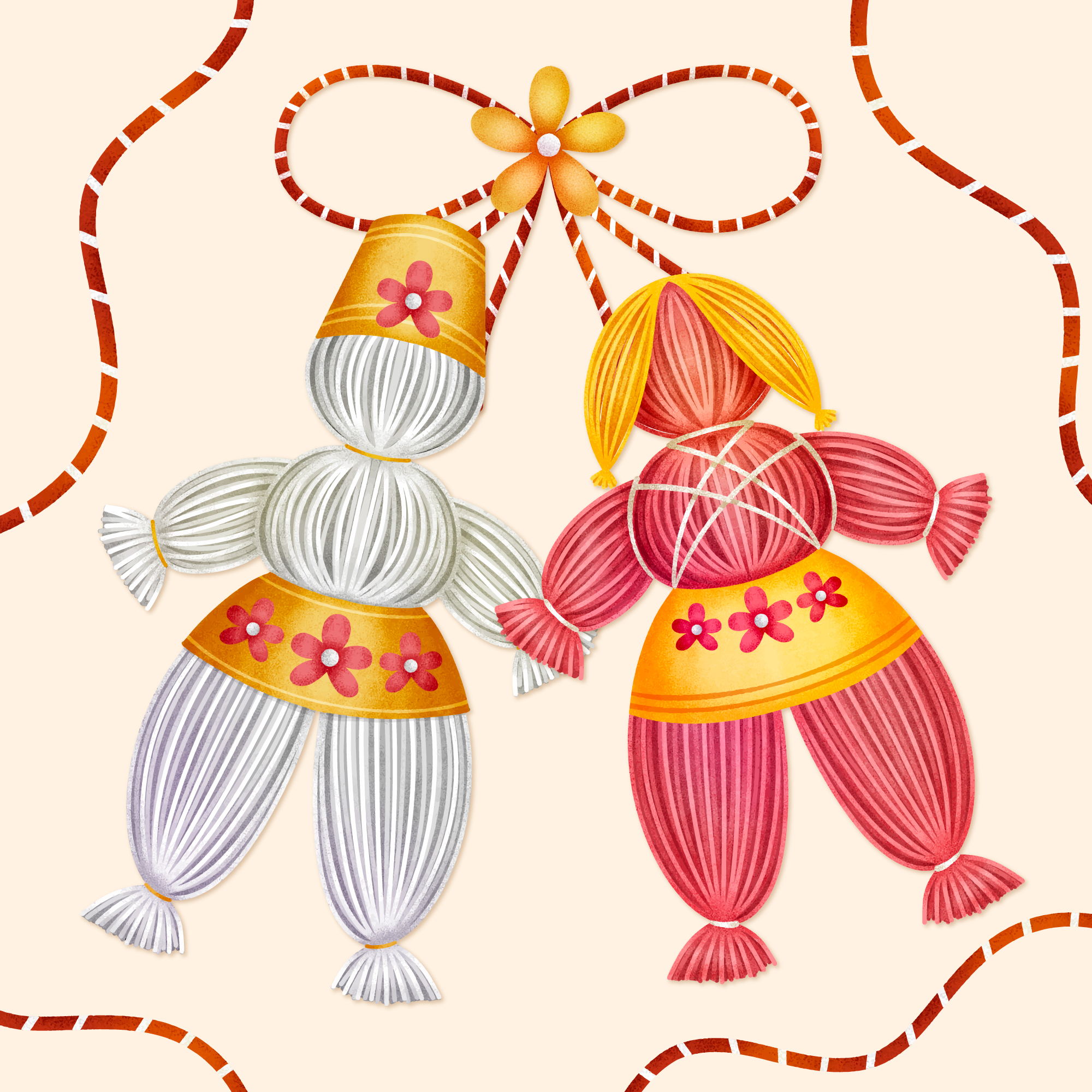 Мастер-класс «Кукла из пряжи»