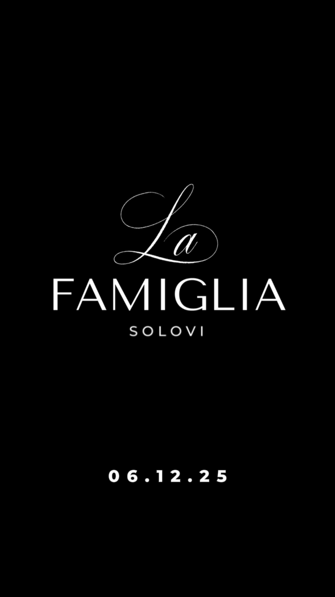LA FAMIGLIA SOLOVI 6/12 20:00