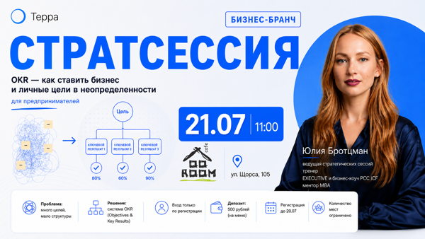 СТРАТСЕССИЯ. OKR как ставить бизнес и личные цели в неопределенности