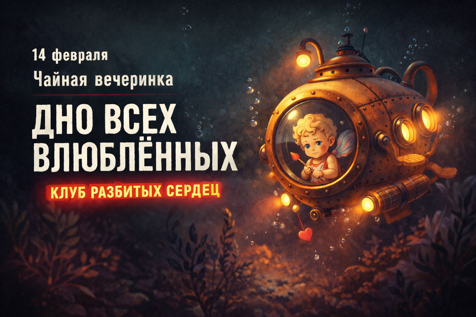 Чайная вечеринка 14 февряля. Дно всех влюбленных в Артефакт