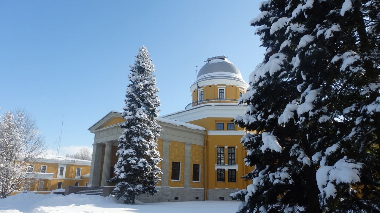 Пулковская обсерватория в годы ВОВ и небесный купол