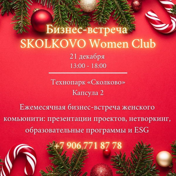 Бизнес-встреча SKOLKOVO Women Club