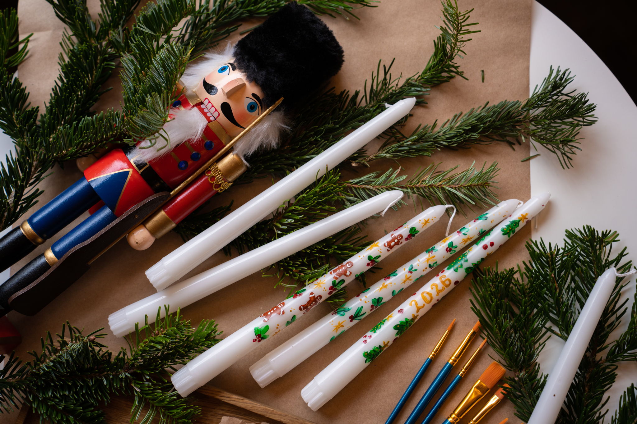 МАСТЕР-КЛАСС ПО РОСПИСИ СВЕЧЕЙ АКРИЛОМ ✨