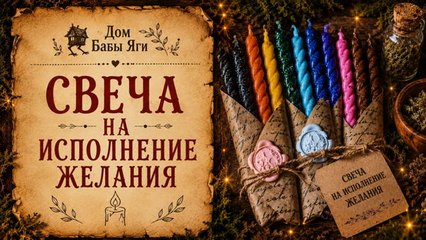 Мастер-класс "Свеча на исполнение желания"