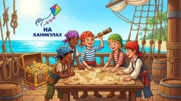 Городской досуг на каникулах: «Пиратский кодекс: ловушка для Джека» для детей 7–12 лет (20–24 июля)