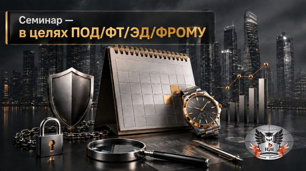 Обучение в целях ПОД/ФТ/ЭД/ФРОМУ для НОТАРИУСОВ