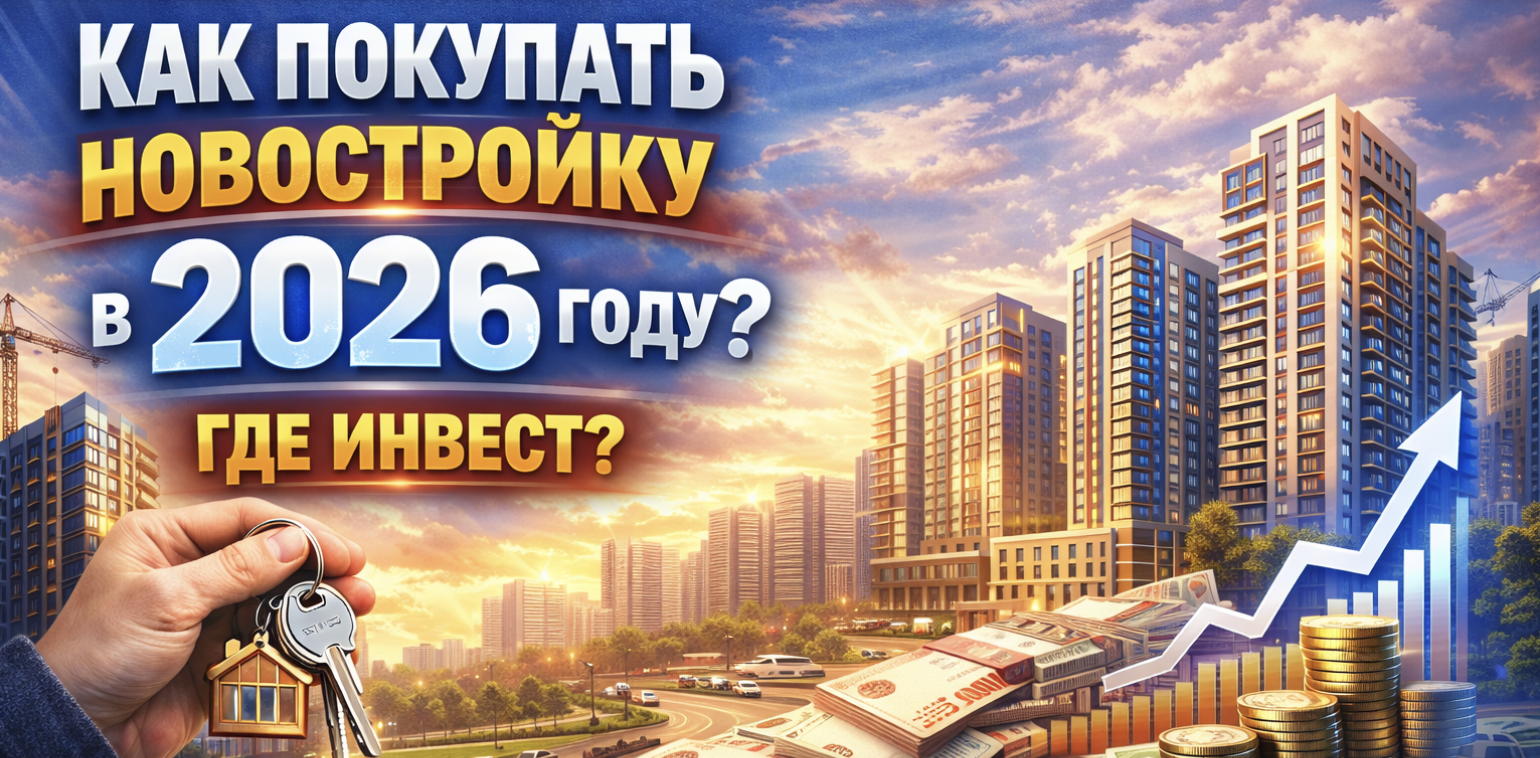 КАК ПОКУПАТЬ НОВОСТРОЙКУ в 2026 ГОДУ? ГДЕ ИНВЕСТ?