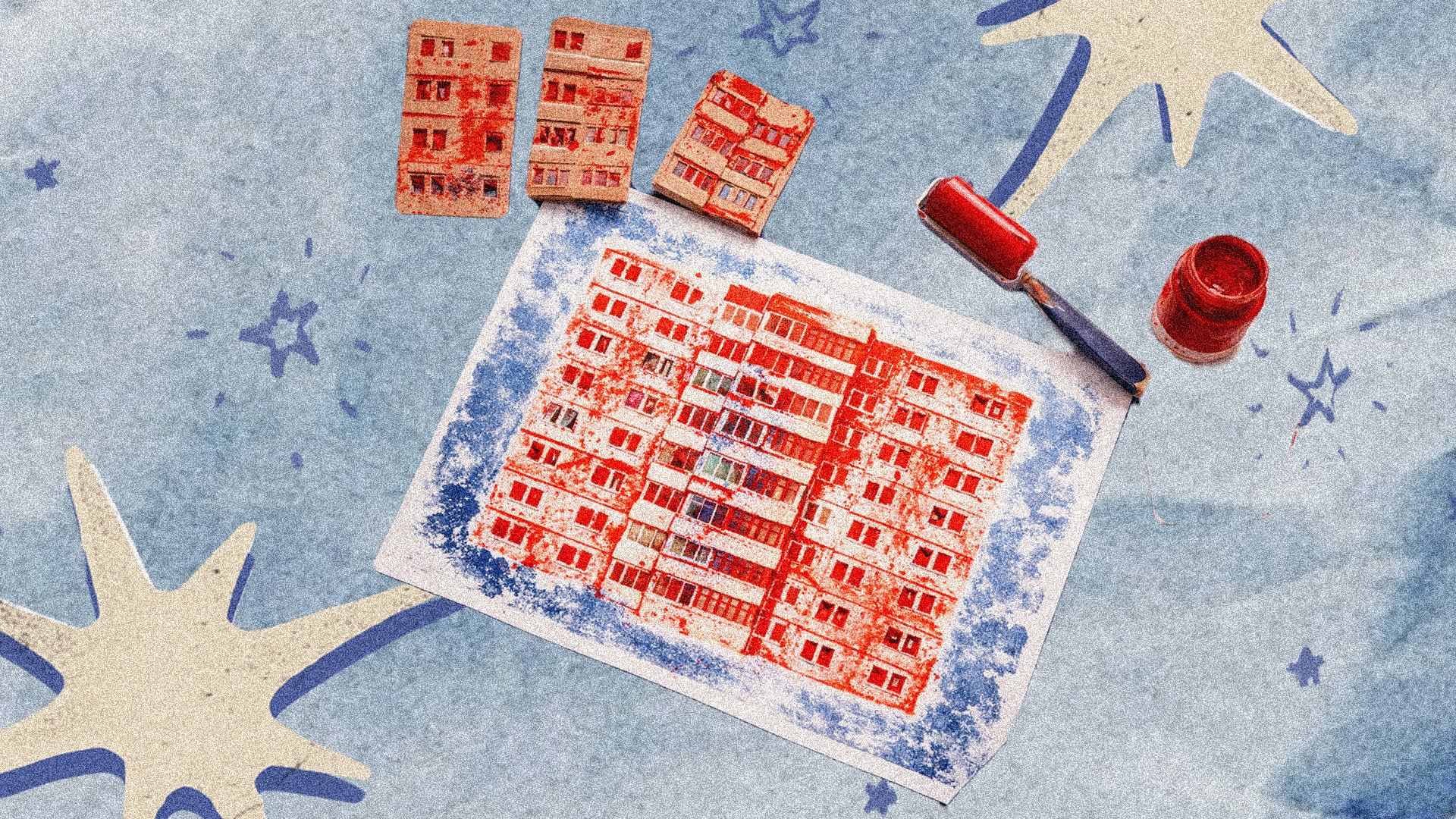 Мастер-класс по гравюре на картоне: современная архитектура 8+