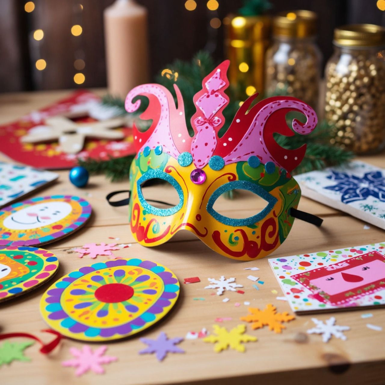 Мастер-класс "Новогодняя маска"