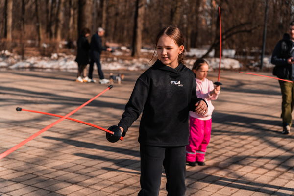 Открытый урок по фехтованию в Гончаровском парке