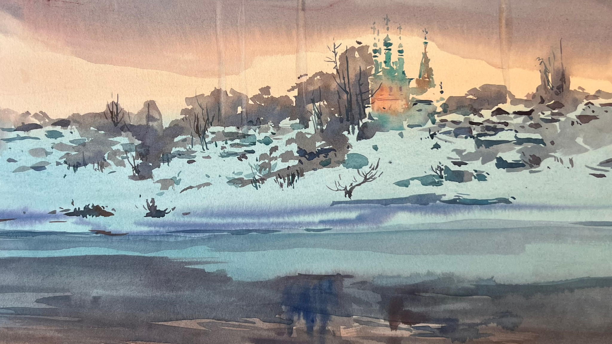 Мастер-класс по акварели со Всеволодом Романковым