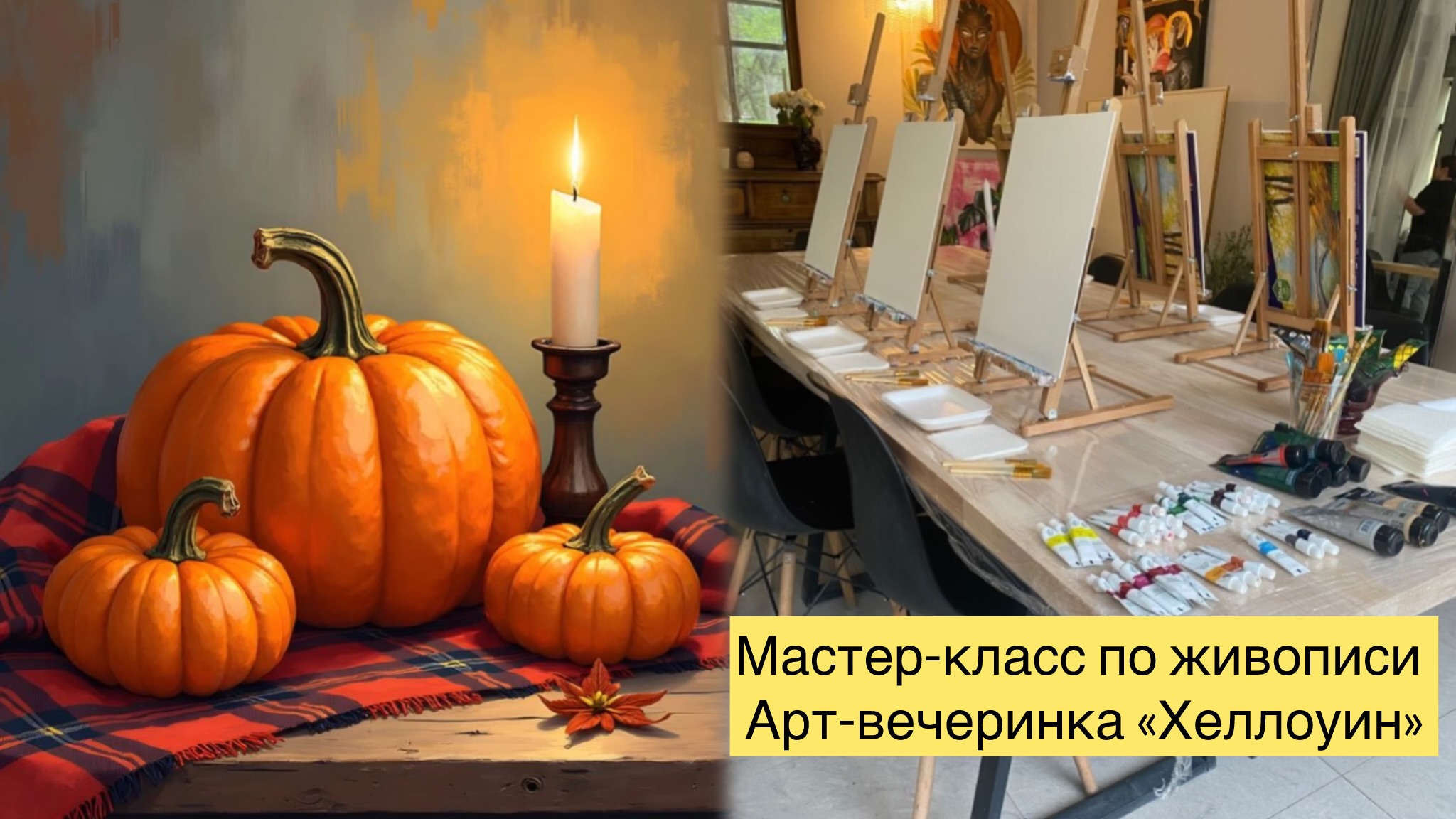 Арт-вечеринка «Яркий Хеллоуин»