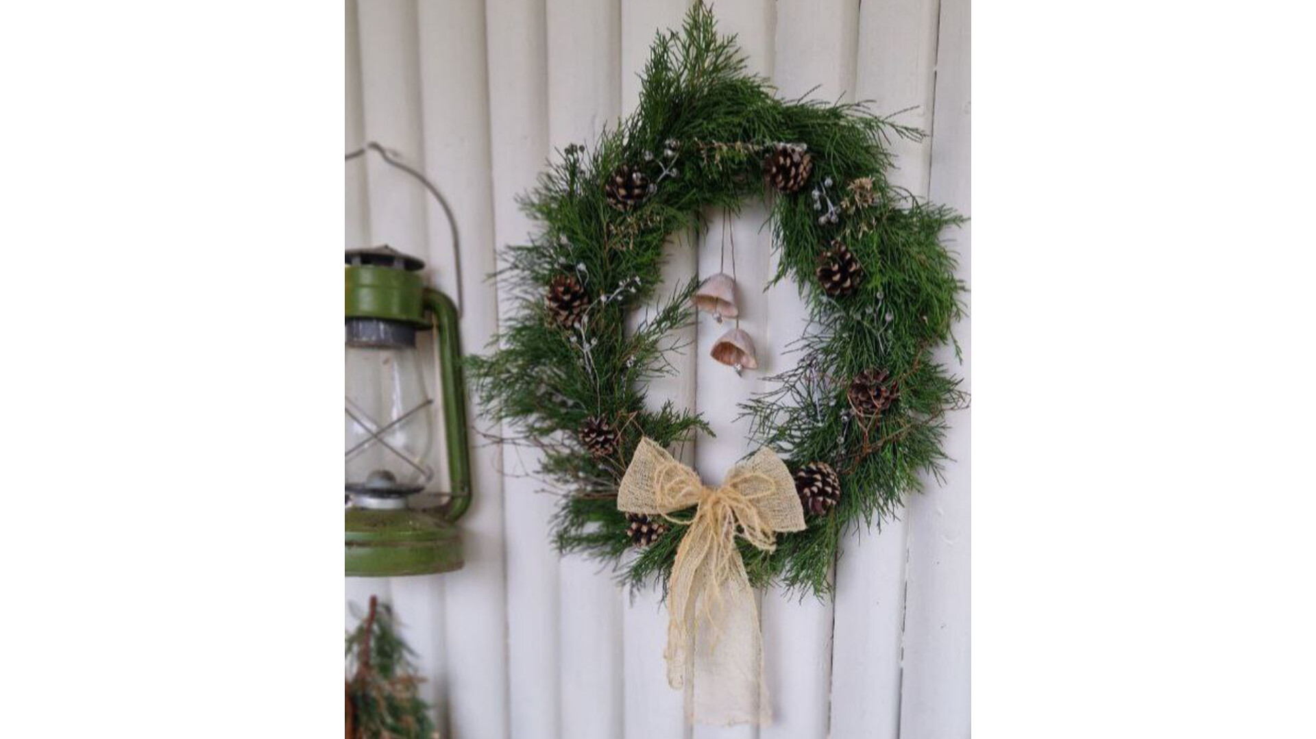 Мастер-класс: создание новогоднего венка