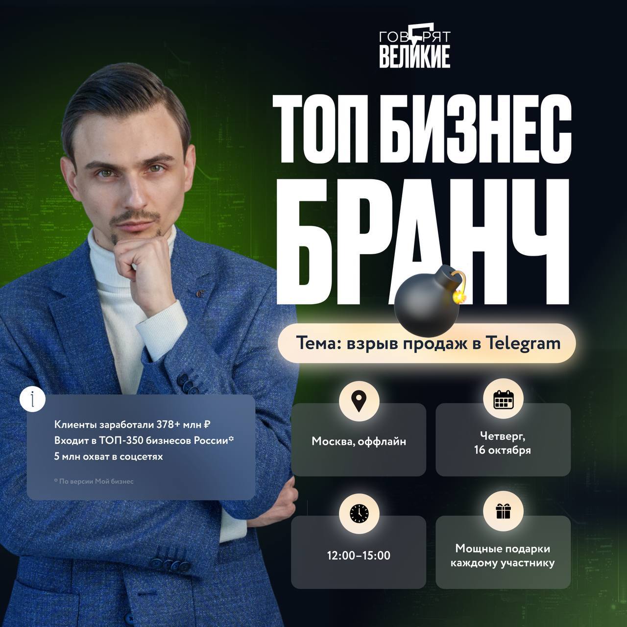 ТОП БИЗНЕС-БРАНЧ: ВЗРЫВ ПРОДАЖ В TELEGRAM И лавина клиентов до конца 2025