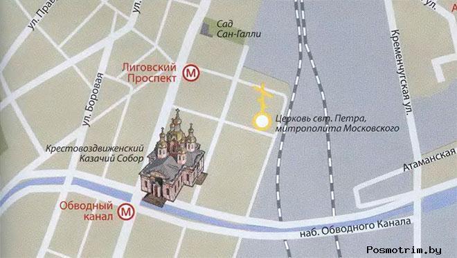 Лиговка санкт петербург карта