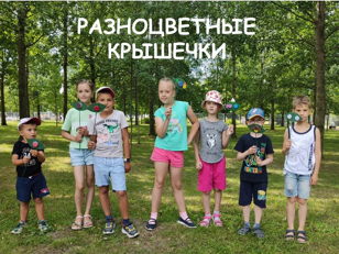 Разноцветные крышечки (6+)