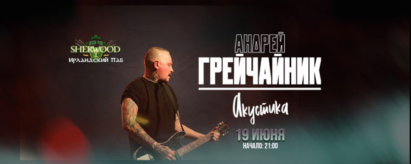 26 АНДРЕЙ ГРЕЙЧАЙНИК (ДМЦ) | АКУСТИКА, SHERWOOD PUB, МЫТИЩИ