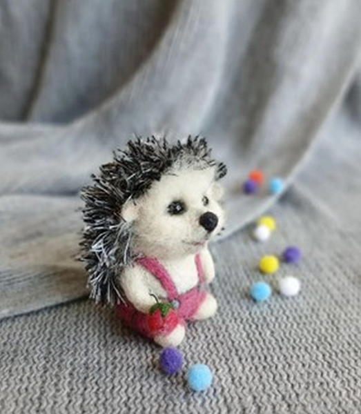 Мастер-класс "Валяние из шерсти Ёжик"