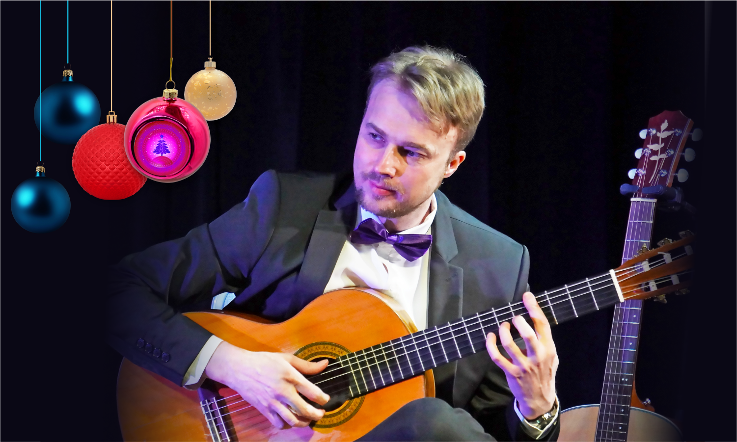 Новогодний концерт «Одна снежинка ещё не снег» гитарист-виртуоз Алексей Носов — переложения любимых мелодий. Вечеринка с фуршетом, с викториной, с призами в музее на Невском