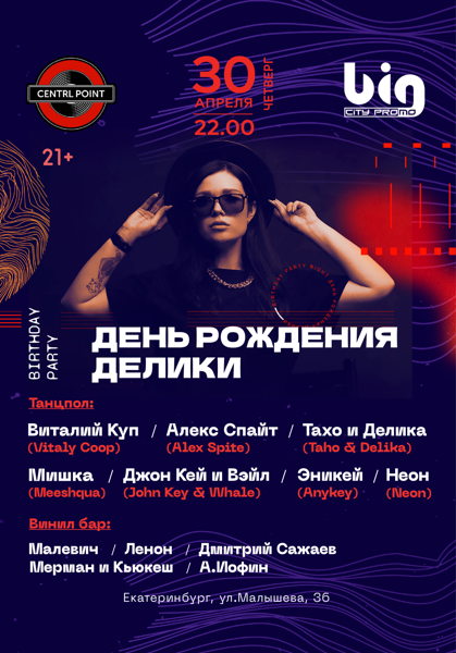 ДЕНЬ РОЖДЕНИЯ ДЕЛИКИ