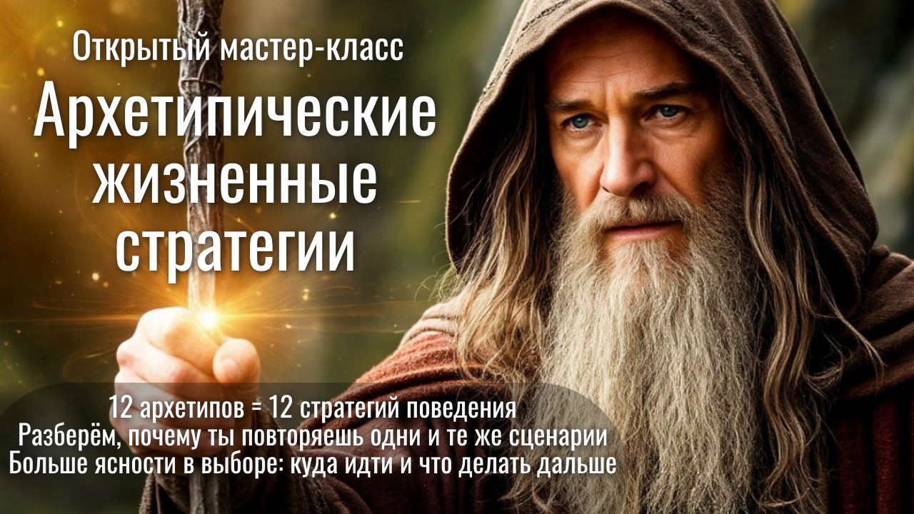 Открытый мастер-класс "Архетипические жизненные стратегии"