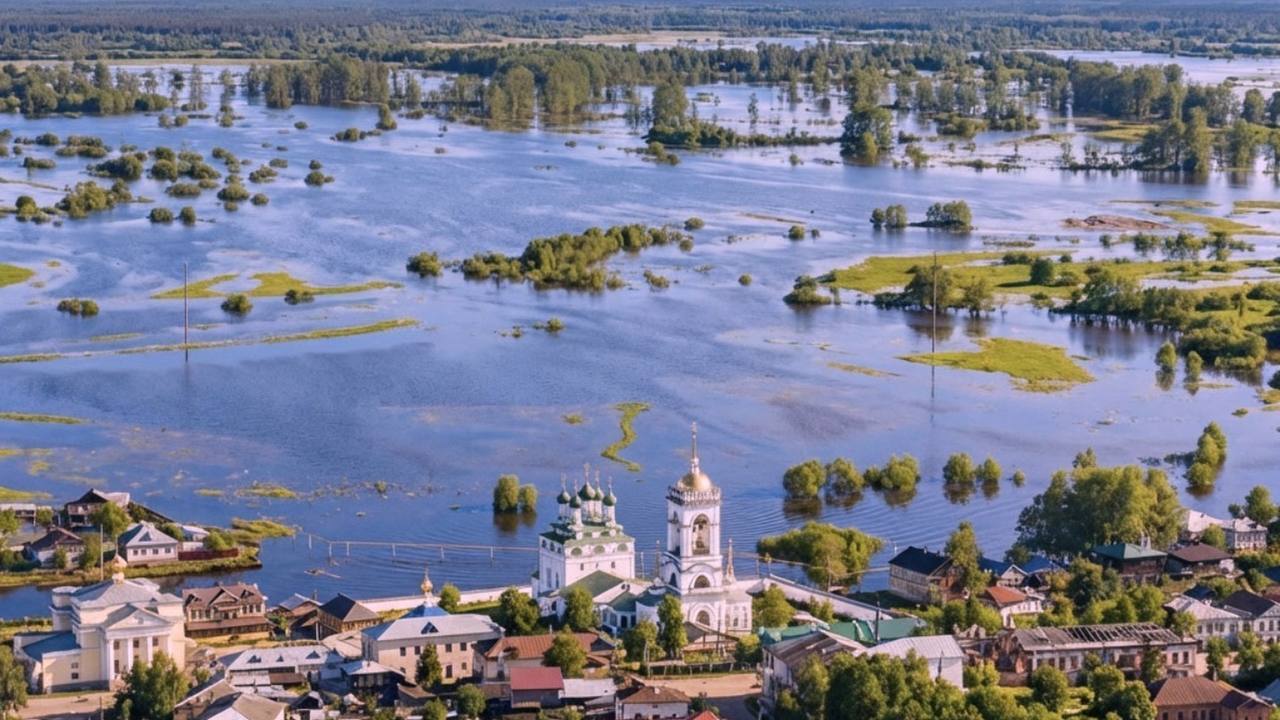 Мстёра и Вязники. Разлив на Клязьме